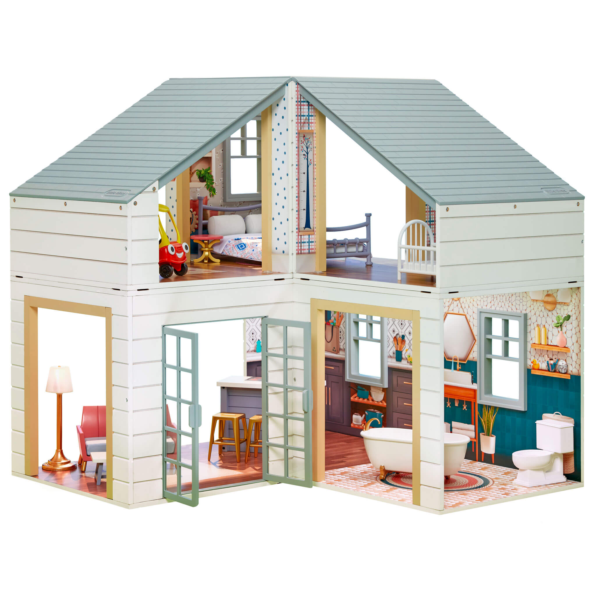 SMALL FOOT ICONIC DOLL HOUSE COMPLETE DOLLSET