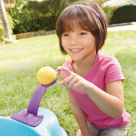 Spinning Seas Water Table™ - 
Shoot the balls into the water with the ball launcher.