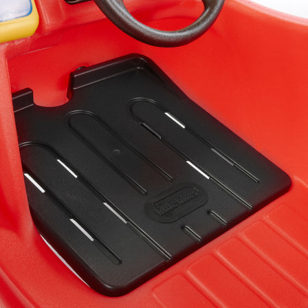 Cozy Coupe® - 
Removable floor board allows kids to use foot-to-floor power.