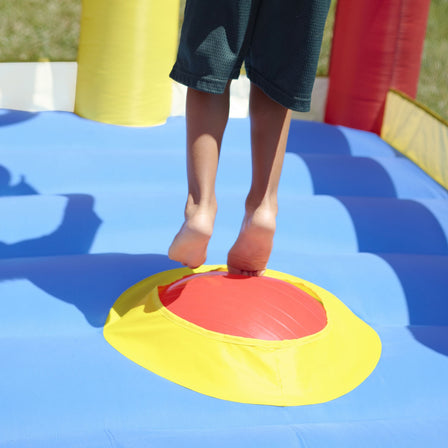 Super Slam 'n Dunk™ - 
Connected bounce ball launches kids to help them make a slam dunk.