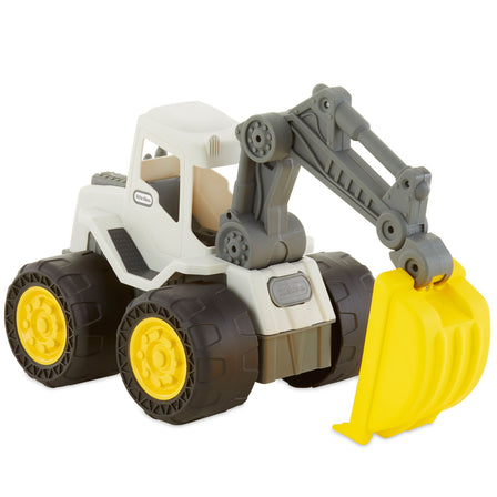 Dirt Diggers™ 2-in-1 Haulers Excavator - Yellow - 
The scoop moves up and down