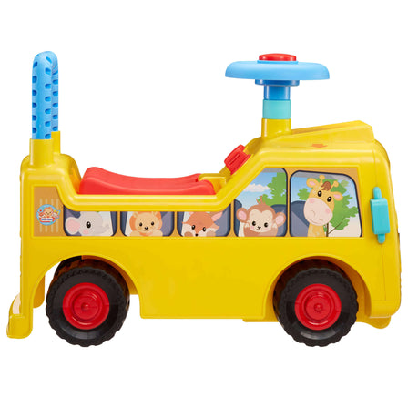 Cozy Bus Scoot - 
The 2-in-1 push walker and scoot helps in the development of motor skills.