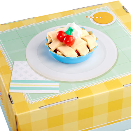 Creative Chefs™  Pie Kit – Baking Playset - 
Package becomes a play table. Kids can place their dishes on the table for the ultimate pretend play experience.