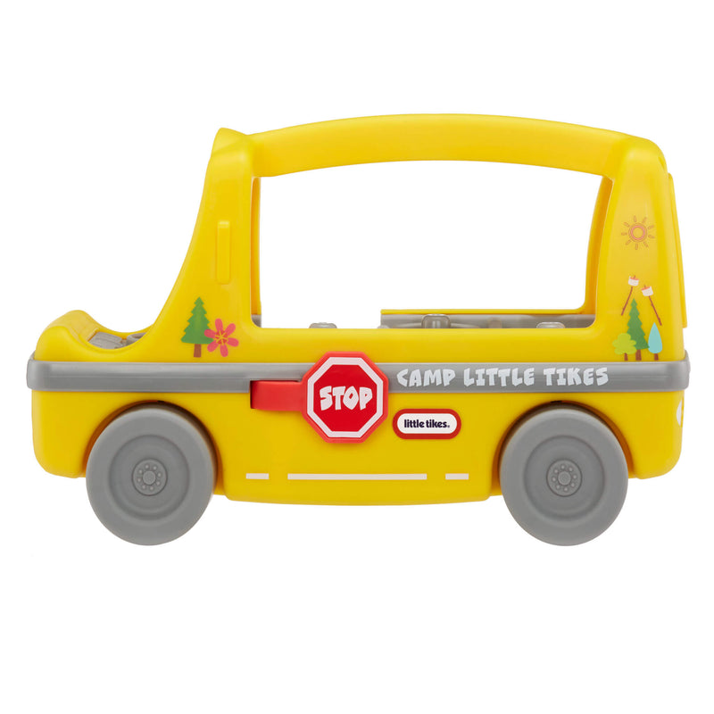 Drivers side view with stop sign