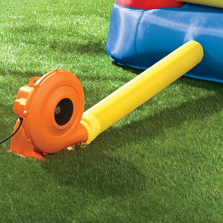 Shady Jump 'n Slide™ Bouncer - 
Heavy-duty blower with GFCI plug.