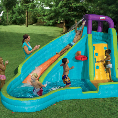 Little tikes racing water slide online