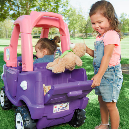 Princess Cozy Truck™ - Purple - 
Drop-down tailgate.