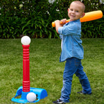 Boy at T-ball set