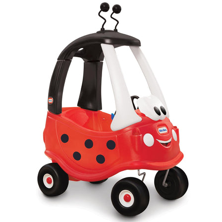 Cozy Coupe - Ladybug Ride with Parent Handle & Removable Floorboard - 
The Cozy Coupe Ladybug has a fun design kids will love.