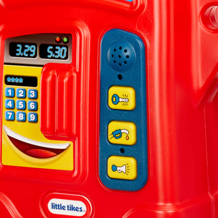 Cozy Pumper Toy – Interactive Gas Pump for Cozy Coupe Vehicles - 
3 weatherproof electronic fuel buttons that make 6 fun sounds.