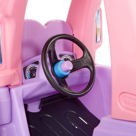 Princess Cozy Truck™ - 
Steering wheel with a working horn.