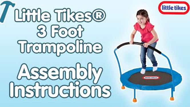 Little tikes 3 ft trampoline hotsell