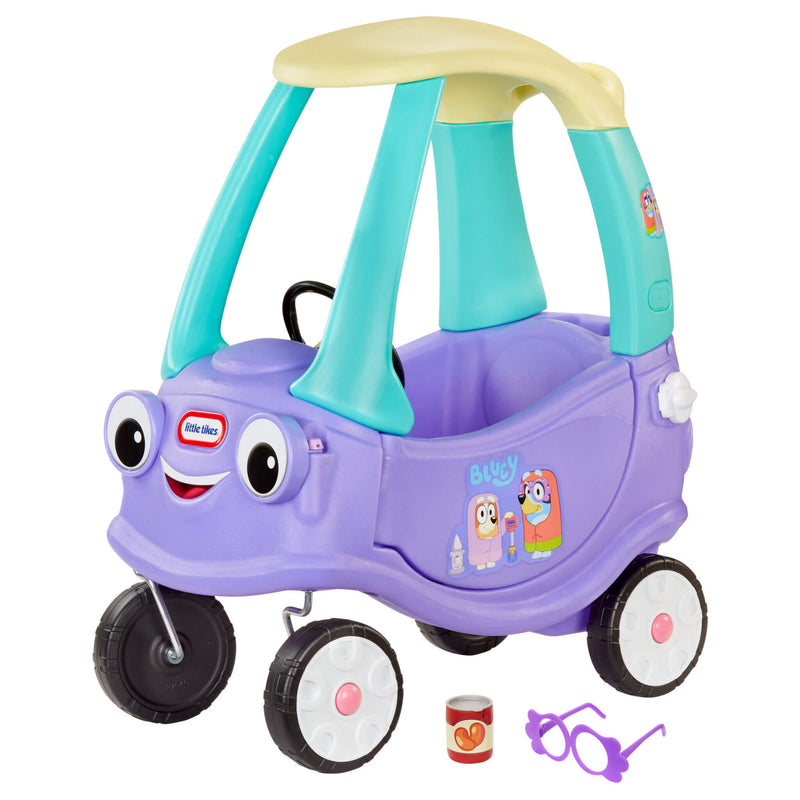 Bluey Grannies Car Coupe with play can of beans and grannies glasses