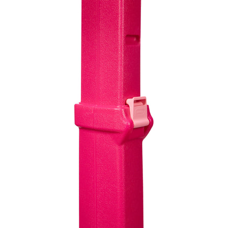 TotSports™ Easy Score Basketball Set - Pink - 
Basketball rim height is easy to adjust.