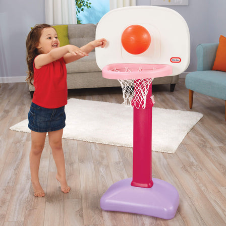 TotSports™ Easy Score Basketball Set - Pink - 
Encourages independent play.