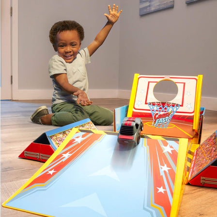 Crazy Fast™ 4-in-1 Dunk'n, Stunt'n, Game'n Set™ – Official Little