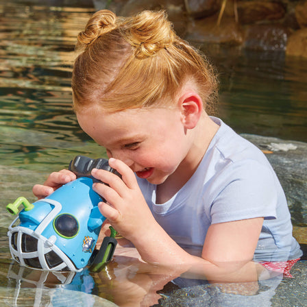 Big Adventures Sea View Submarine with Underwater Viewer, Sprayer & Sifting Net - 
Take the Submarine to the ocean, lake, or pool to learn more about the wonders below.