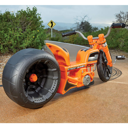 Street Burner™ - 
The large wheel provides stability. 