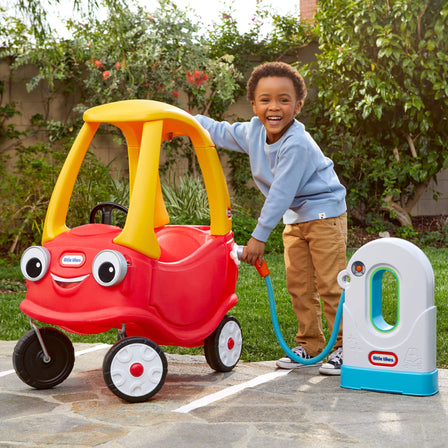 Cozy E-Charging Station™ - 
Kids can plug in and charge their car just like mom and dad. 