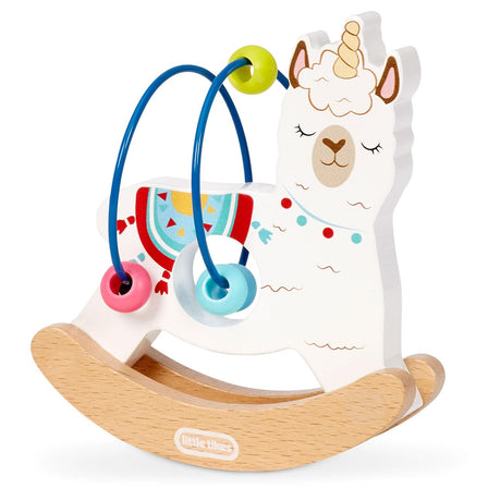 Wooden Critters™ Busy Beads - Llama-Corn - 
Develops hand-eye coordination, fine motor, and cause and effect skills.