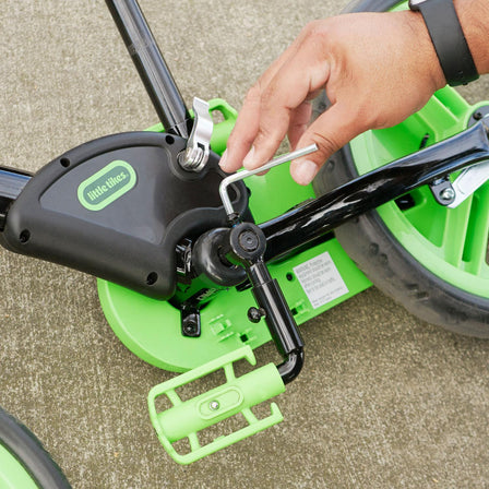 My First Balance-to-Pedal Bike™ - 
Bike transforms easily from a balance bike to a pedal bike with included Allen wrench.