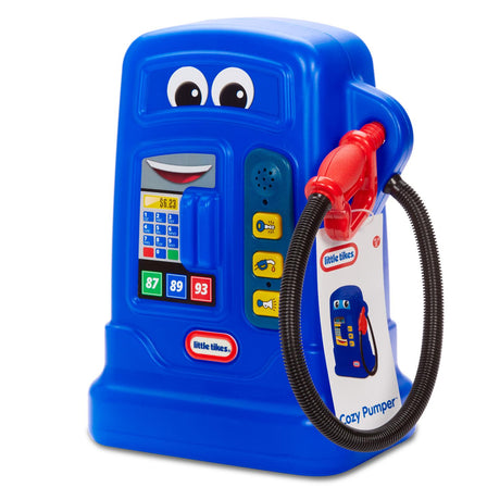 Cozy Pumper™ - Blue - 
Pumper has weatherproof electronic buttons and the nozzle stores on the side