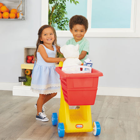 Shopping Cart - 
The shopping cart promotes socialization, imagination and role play.