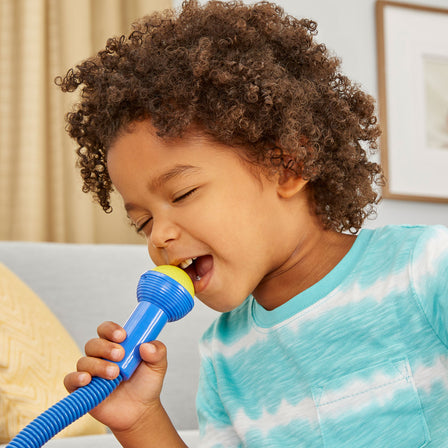 Sing-a-Long Piano - 
Kids can sing out loud with the real, working, adjustable microphone.