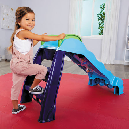 2-in-1 Indoor-Outdoor Slide - 
Beginner slide, perfect for toddlers to learn on