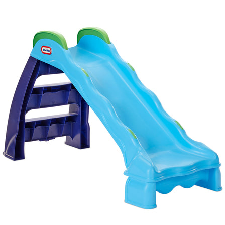 2-in-1 Indoor-Outdoor Slide - 
Can be used as a regular slide when hose is not turned on