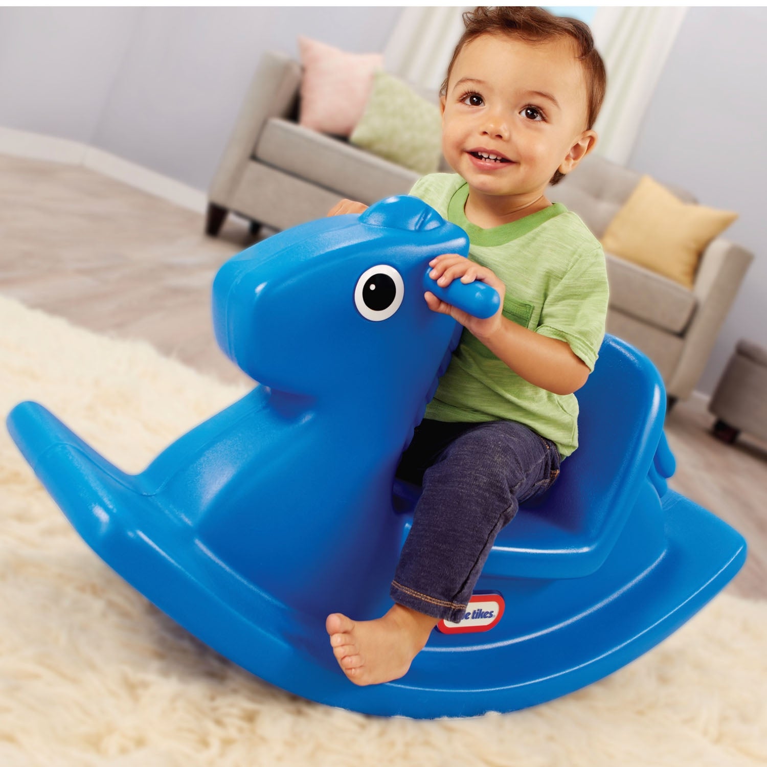 Little Tikes Rocking Horse Primary Blue Little Tikes