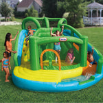 Large bouncing surface for dry play or fill the splash pool for water play