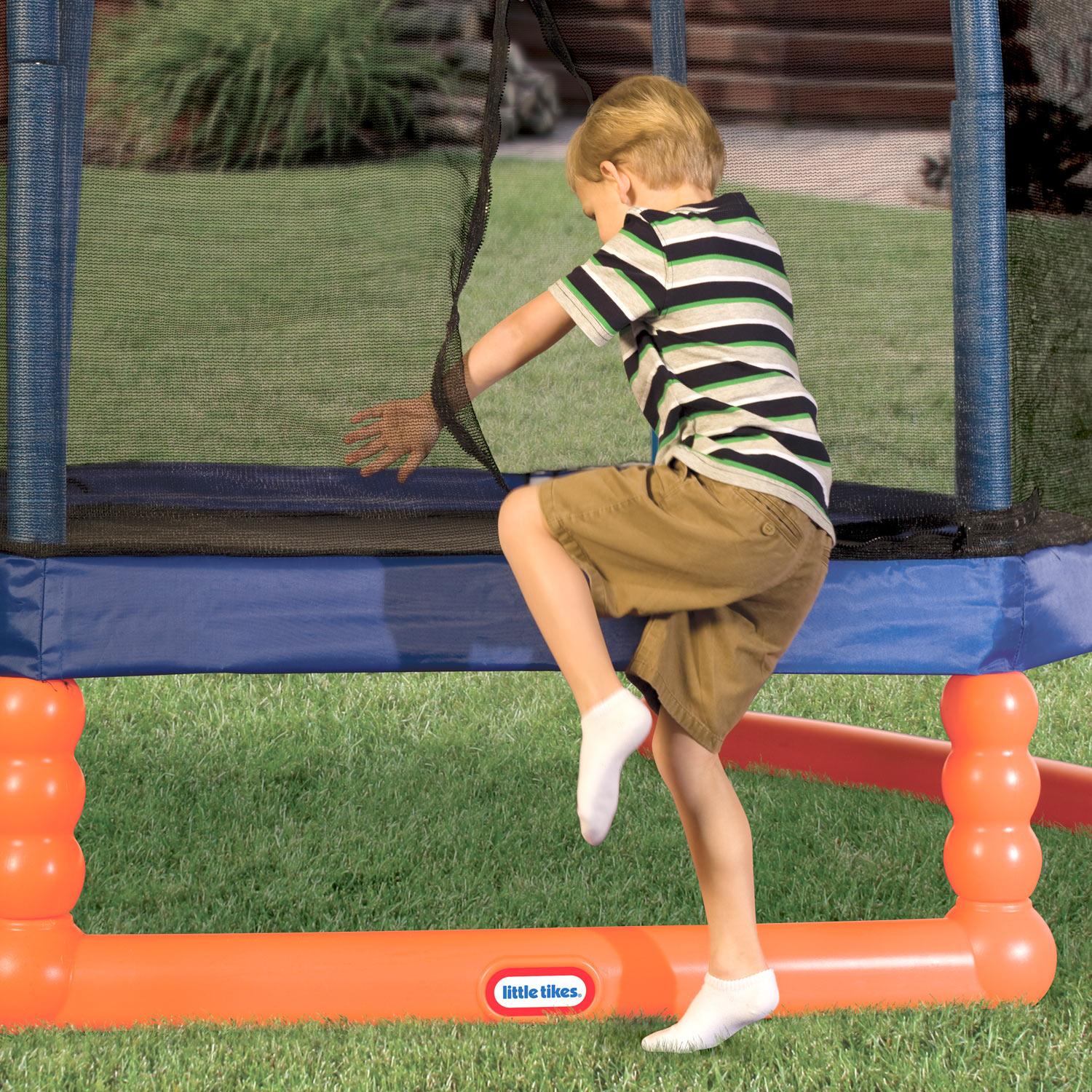 Kids 7ft. Trampoline with Safety Net Enclosure Little Tikes