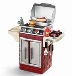 Anytime is grillin' time with this grill barbeque set. Kids can grill indoors or outdoors alongside mom or dad