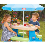 Easy Store™ Jr. Play Table with Umbrella - Blue\Green - Official Little Tikes Website