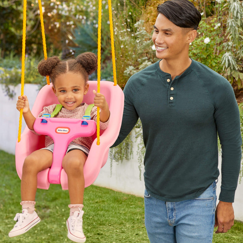 2-in-1 Snug 'n Secure™ Swing - Pink - Official Little Tikes Website