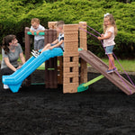 This jungle gym allows toddlers to improve their climbing skills along with imaginative play!