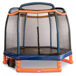 A perfect starter trampoline for toddlers and older kids