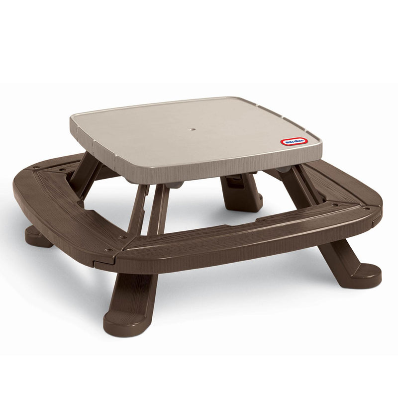 Fold 'n Store™ Picnic Table with Market Umbrella - Official Little Tikes Website