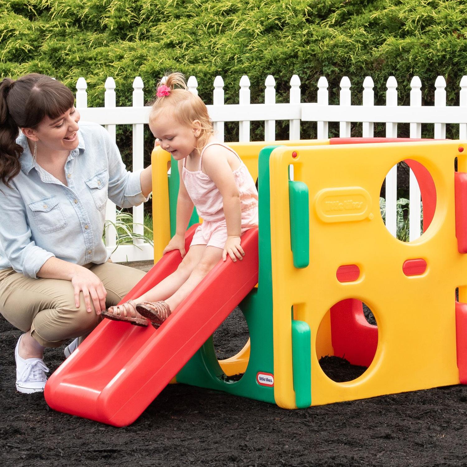 Little tikes tykes cube box slide & picnic table dollhouse 2024