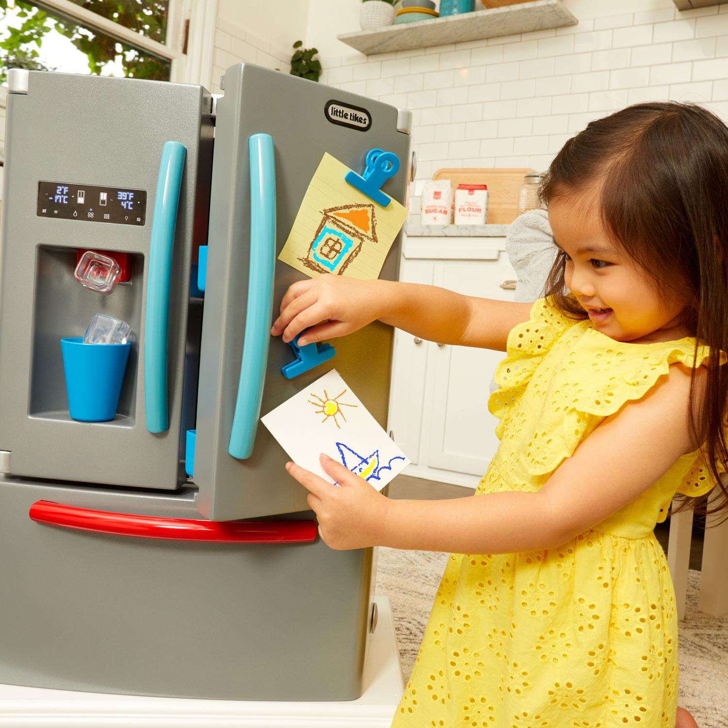 Little tikes kitchen playset dollhouse refrigerator table selling set