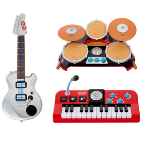 My Real Jam™ First Concert Set with Drums, Keyboard and Electric Guitar - Official Little Tikes Website