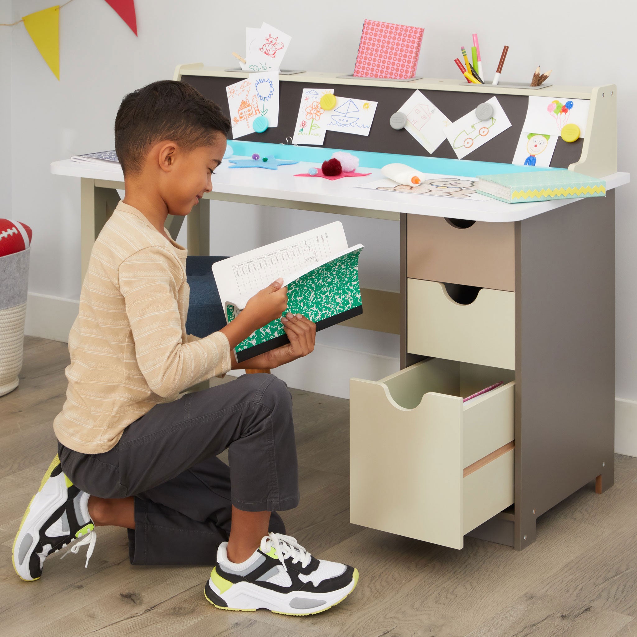 2 in 1 Chalkboard Desk